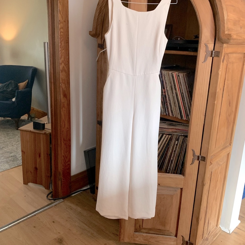 Beautiful Cream Wilfred Dress Jumpsuit.